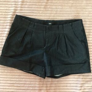 Dark Denim Cuffed Shorts